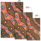 area-rug-aboriginal-dot-unique-style-turtle