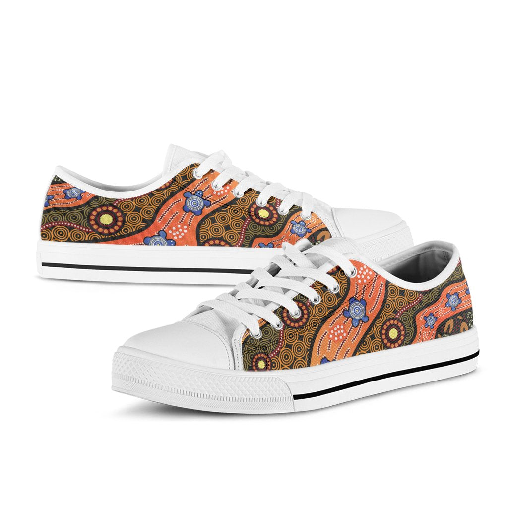 high-top-aboriginal-dot-unique-style-turtle
