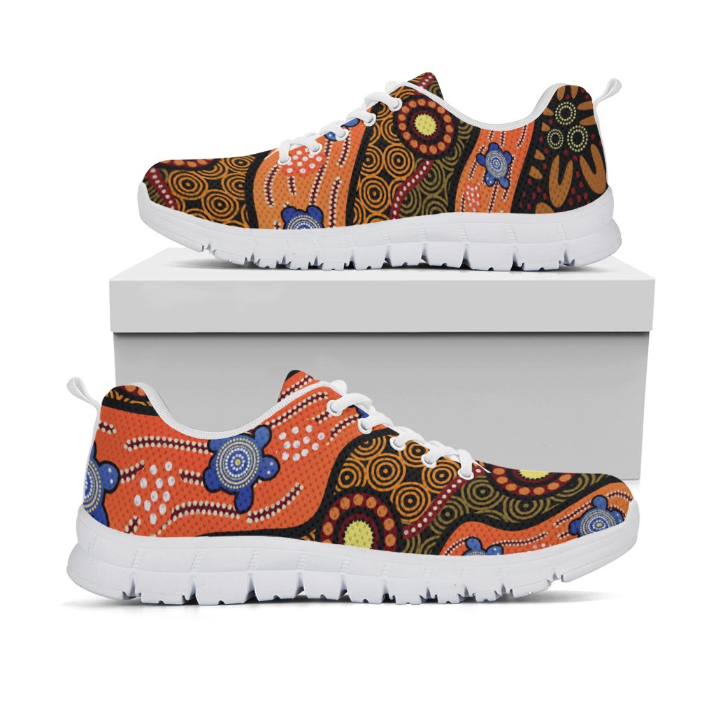 sneaker-aboriginal-dot-unique-style-turtle