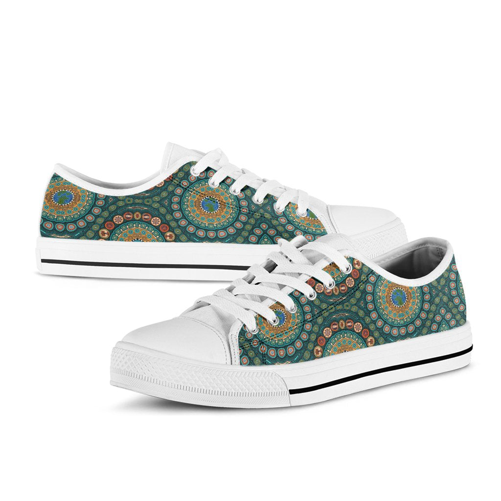 low-top-shoe-aboriginal-green-dot-painting-with-earth