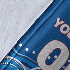 custom-personalised-newcastle-jets-blanket-indigenous-dot-painting-art
