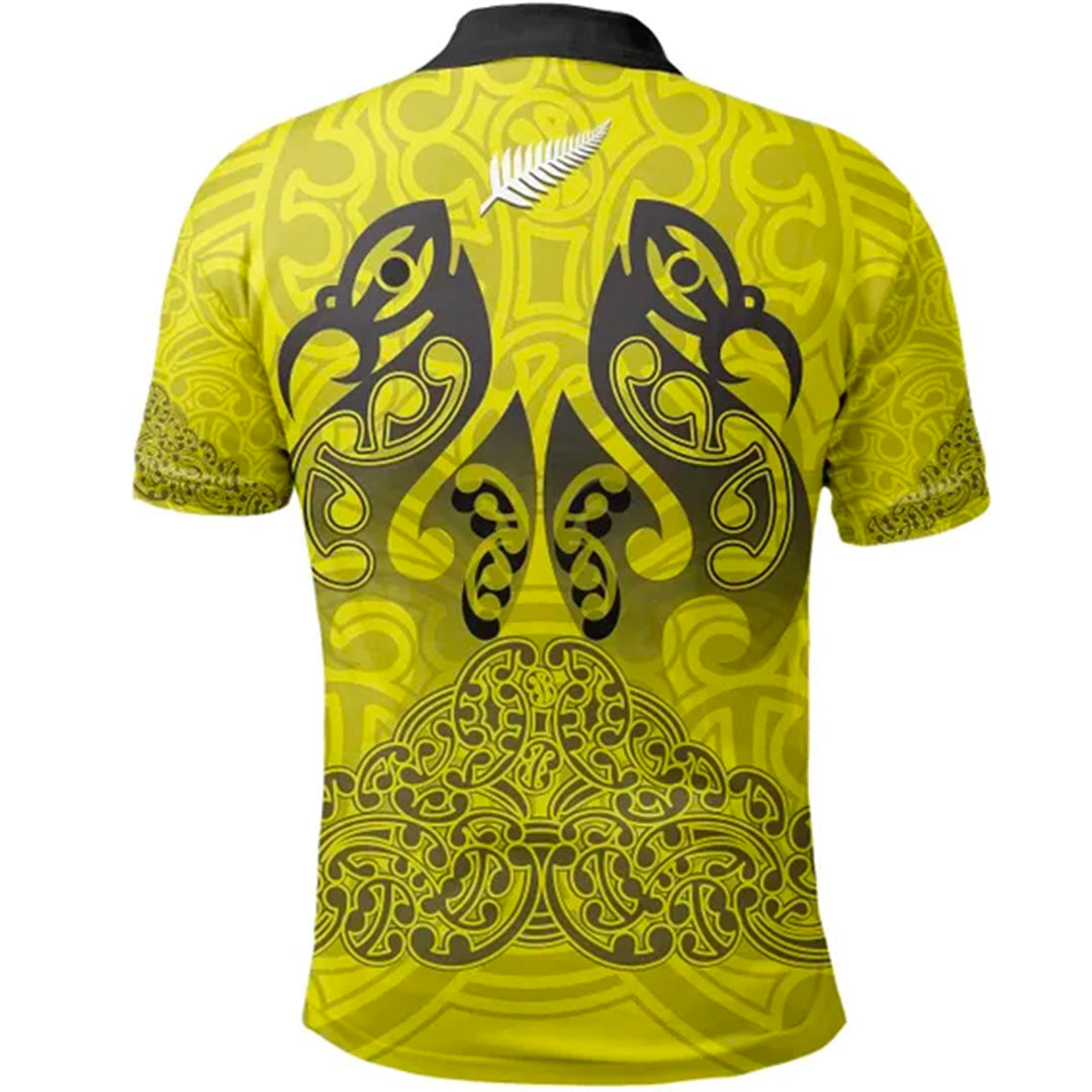 custom-personalised-aotearoa-maori-rugby-polo-shirt-new-zealand-mount-taranaki-manaia