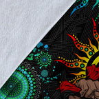 NAIDOC Week 2022 Aboriginal Art Unique Blanket - LT12