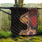 premium-quilts-aboriginal-snake-with-dot-painting