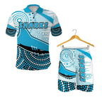 combo-polo-shirt-and-men-short-sharks-cronulla-indigenous-unique