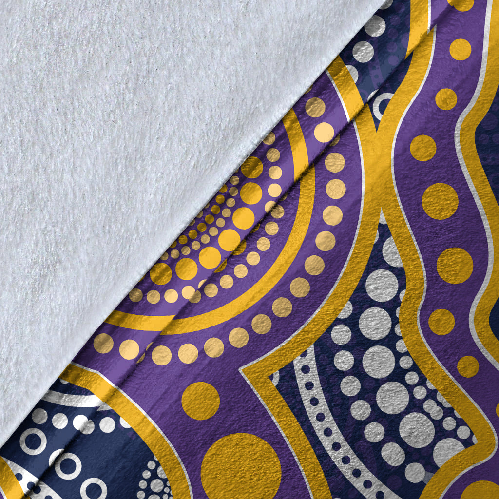 naidoc-week-melbourne-storm-blanket-aboriginal-dot-painting