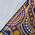 naidoc-week-melbourne-storm-blanket-aboriginal-dot-painting