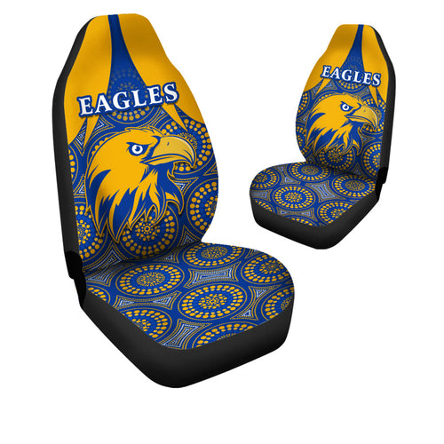eagles-indigenous-car-seat-cover-west-coast-2021-version-gold