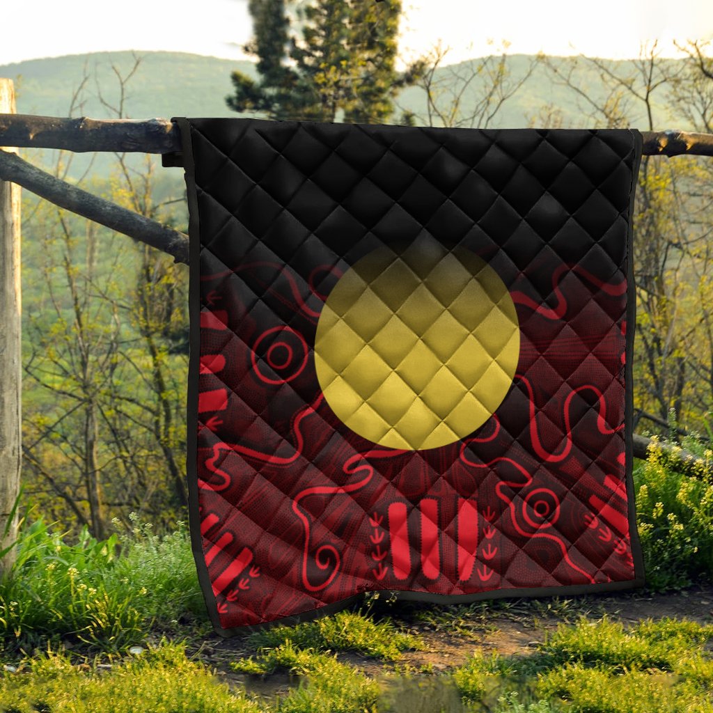 aboriginal-premium-quilt-indigenous-flag-grunge-style