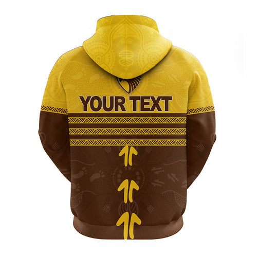 custom-personalised-hawthorn-hoodie-aboriginal-dot-painting