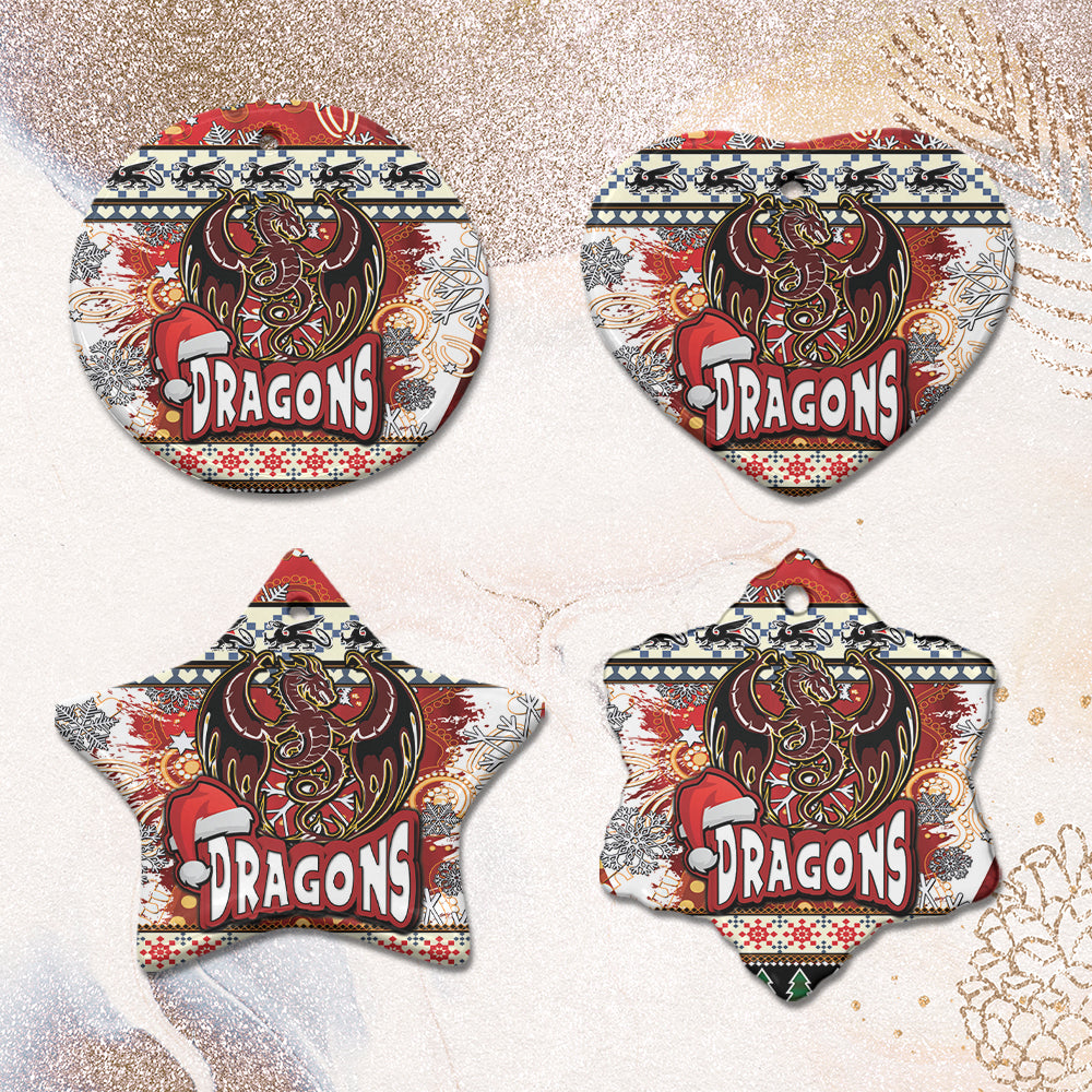 st-george-rugby-christmas-ceramic-ornament-xmas-dragon-christmas-balls-snowflake-with-aboriginal-patterns