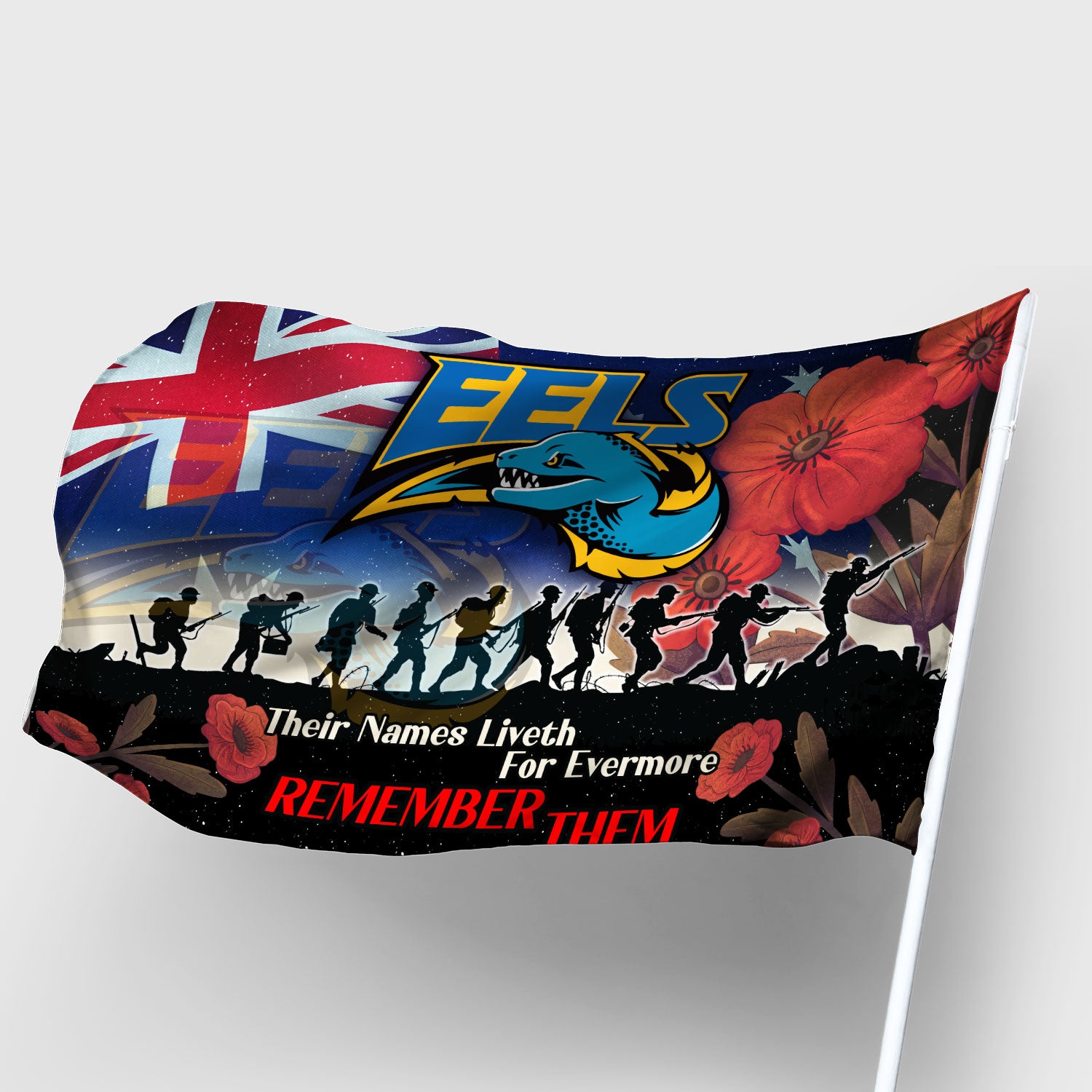 eels-rugby-flag-remember-them-red-poppy-flowers-flag