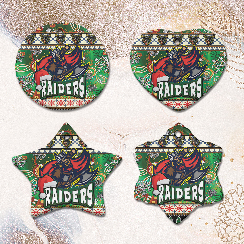 raider-rugby-christmas-ceramic-ornament-xmas-raider-christmas-balls-snowflake-with-aboriginal-patterns