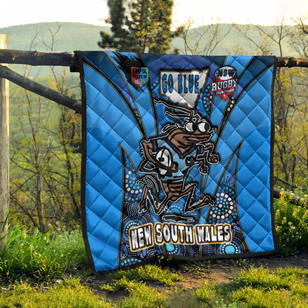 new-south-wales-rugby-league-team-quilt-new-south-wales-blues-mascot-with-aboriginal-art-state-of-origin-quilt