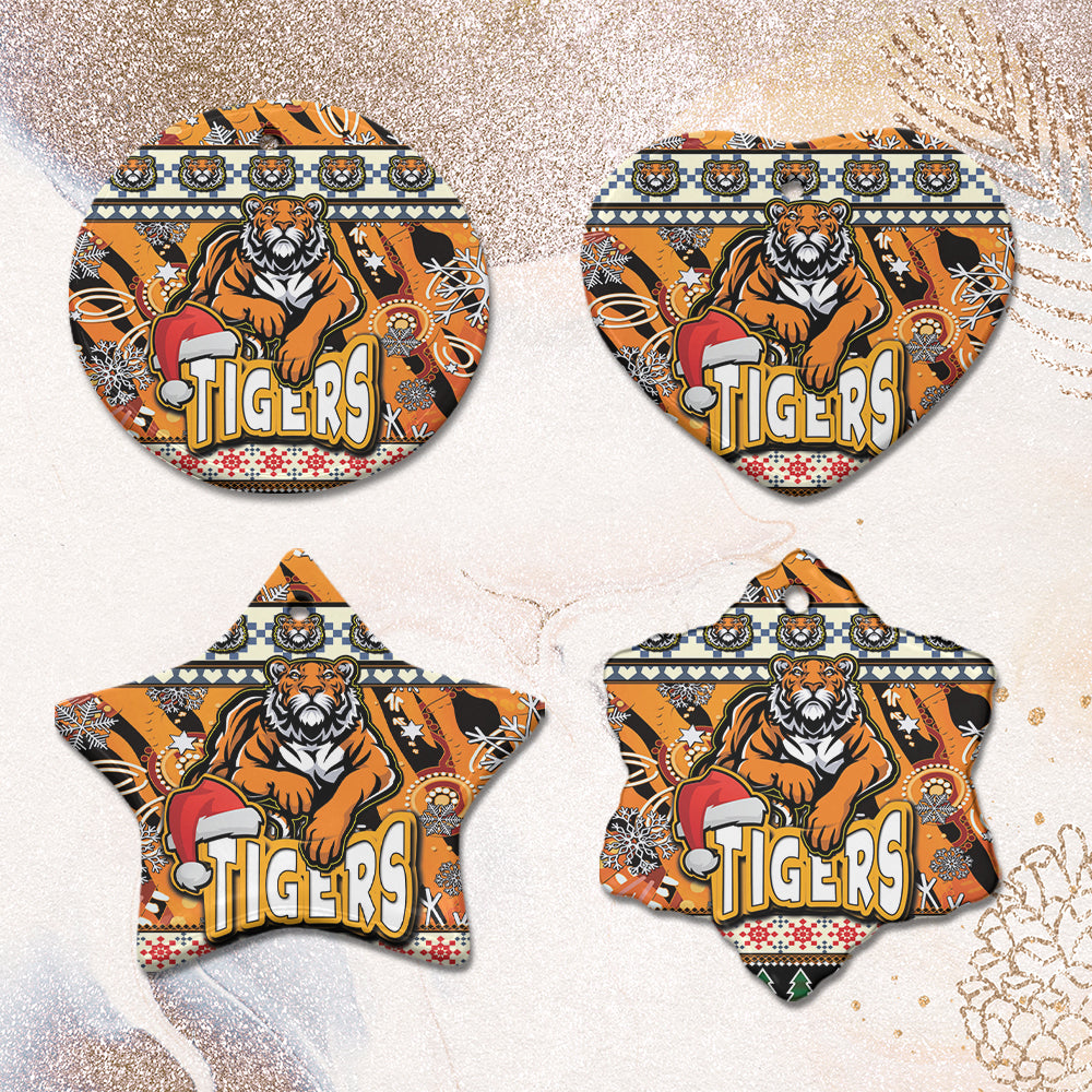 tigers-rugby-christmas-ceramic-ornament-xmas-tigers-christmas-balls-snowflake-with-aboriginal-patterns