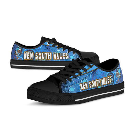 new-south-wales-rugby-league-teamlow-top-shoes-new-south-wales-blues-mascot-aboriginal-art-state-of-origin