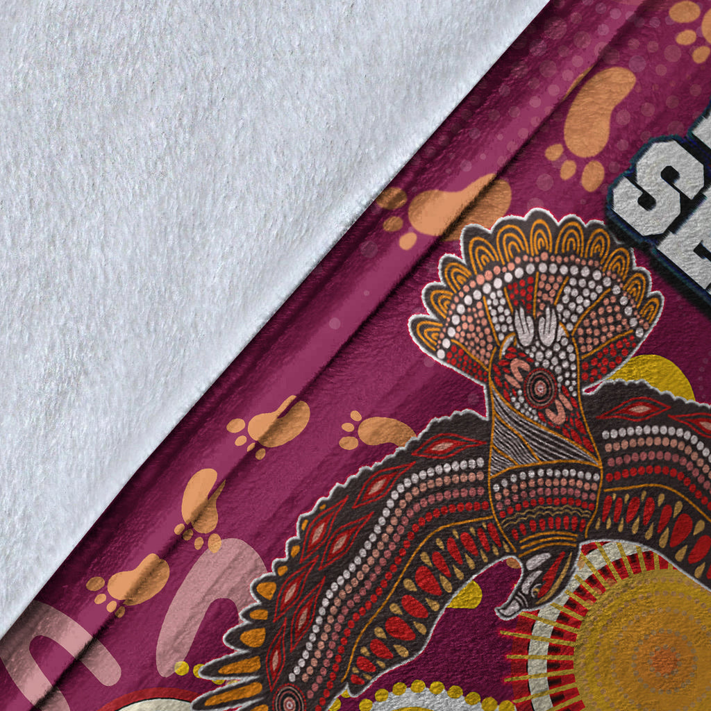 sea-eagles-aboriginal-rugby-blanket-double-sea-eagles-with-tribal-sun-and-footprints