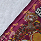 sea-eagles-aboriginal-rugby-blanket-double-sea-eagles-with-tribal-sun-and-footprints