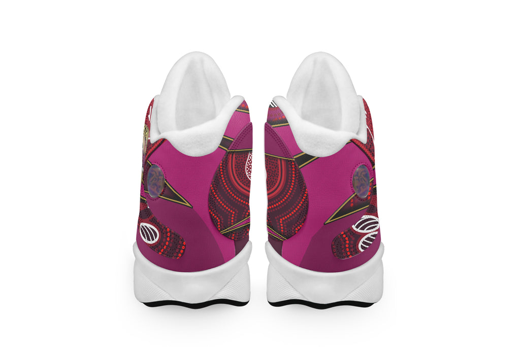 queensland-rugby-league-team-high-top-basketball-shoes-j13-queensland-maroons-mascot-aboriginal-art-state-of-origin-sneakers-j13