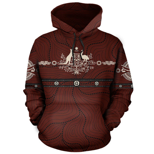 aboriginal-hoodie-australian-coat-of-arms-didgeridoo-dot-painting