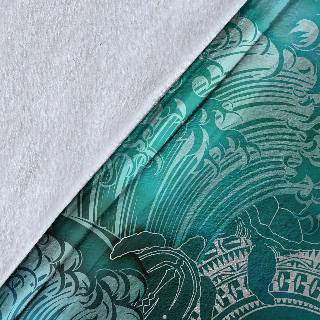 customaboriginal-premium-blanket-torres-strait-islands-in-wave