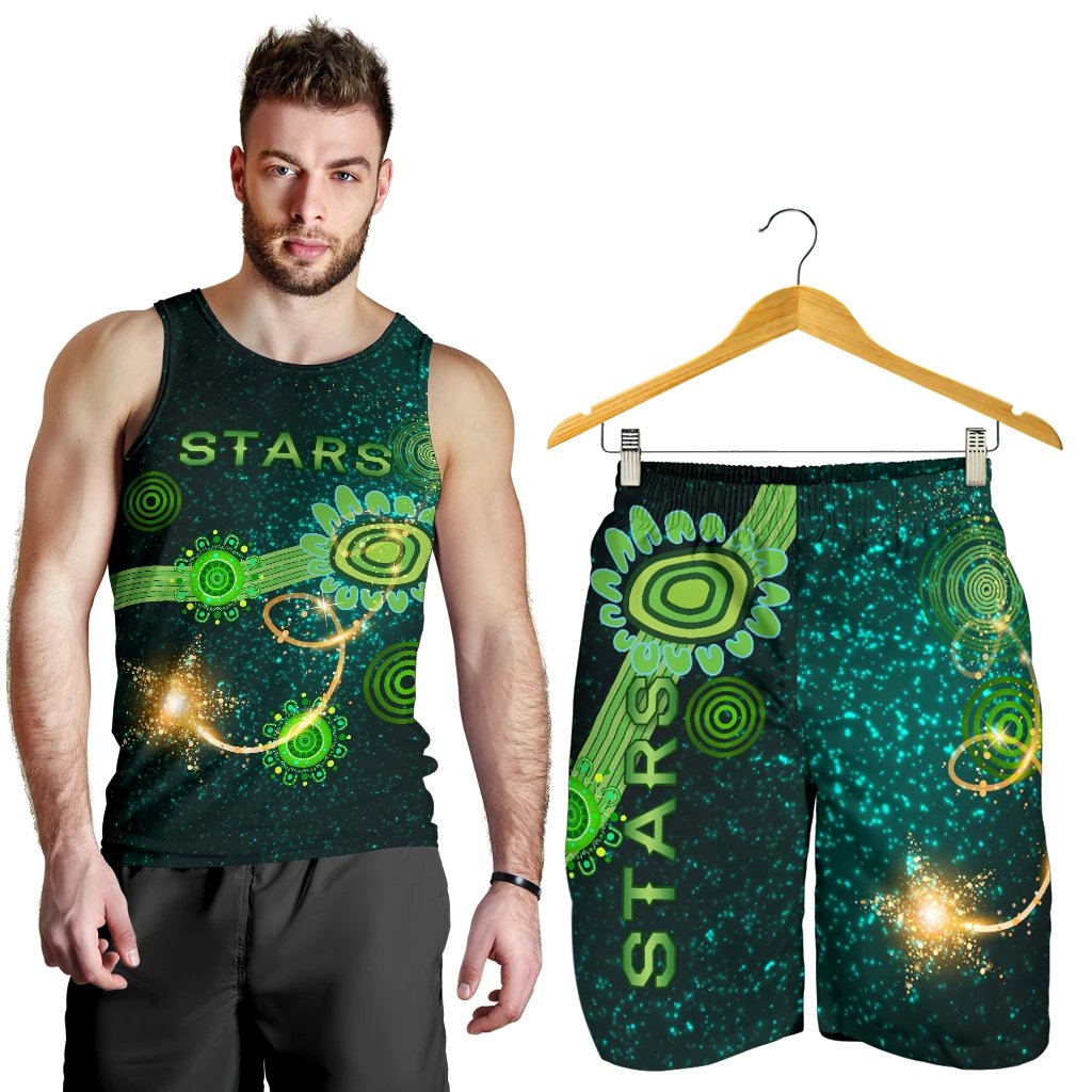 combo-men-tank-top-and-men-short-melbourne-galaxy-stars-indigenous