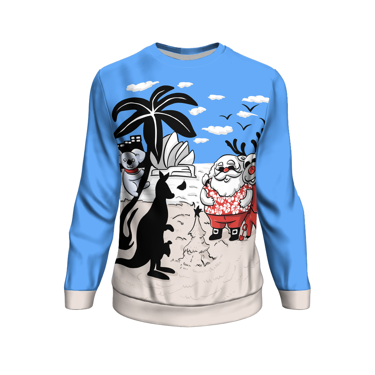 christmas-sweatshirt-sydney-opera-santa-clause-kangaroo-ver03-1