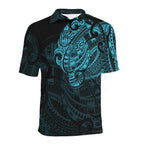 maori-tattoo-style-blue-polo-t-shirt