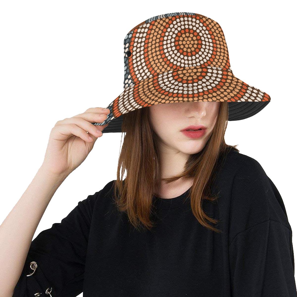 bucket-hat-aboriginal-dot-painting-hat-ver05