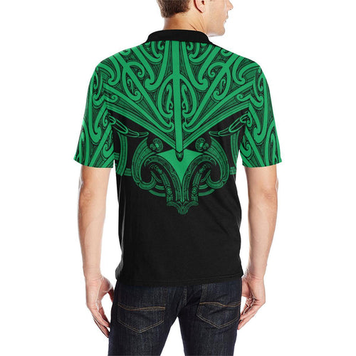 maori-tattoo-polo-shirt-hei-matau-abalone-green