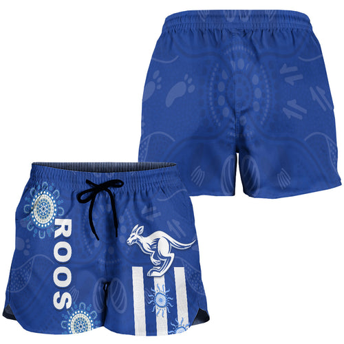roos-football-women-shorts-simple-indigenous