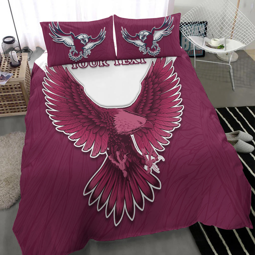custom-personalised-sea-eagles-2021-bedding-set-manly-warringah-feather
