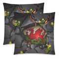 wales-pillow-cases-welsh-dragon-daffodil-lava
