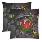 wales-pillow-cases-welsh-dragon-daffodil-lava