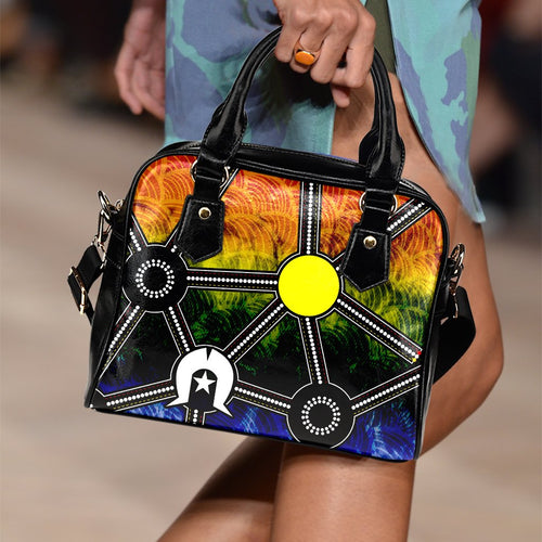 Naidoc Week 2021 Shoulder Handbag , Aboriginal Geometric Style - Vibe Hoodie