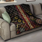 quilt-aboriginal-dot-panting-art-stripe-lines