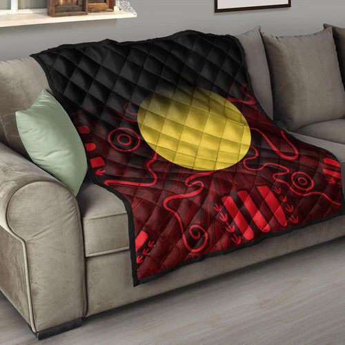 aboriginal-premium-quilt-indigenous-flag-grunge-style