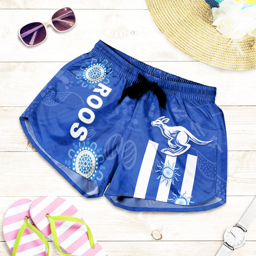 roos-football-women-shorts-simple-indigenous