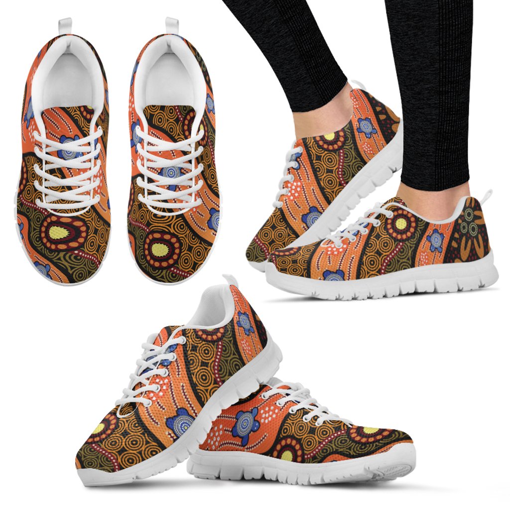 sneaker-aboriginal-dot-unique-style-turtle
