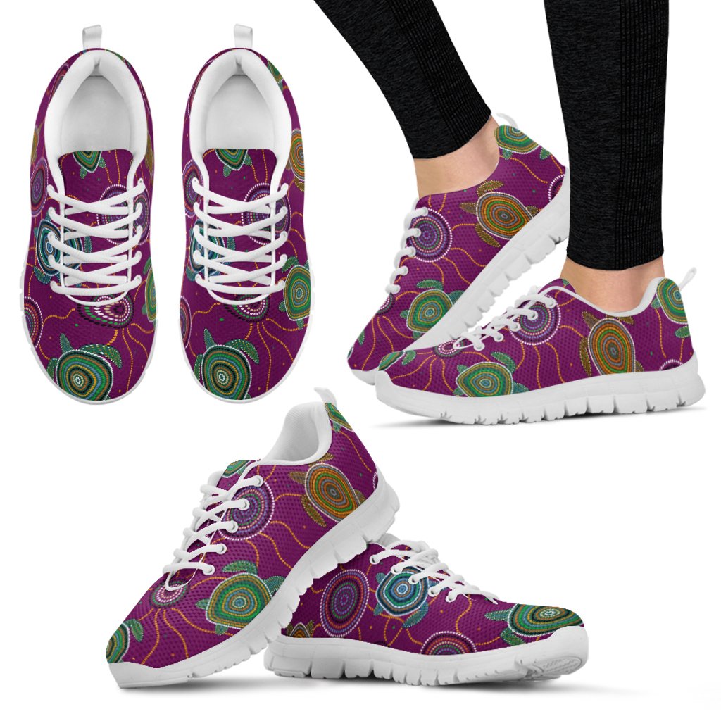 sneaker-aboriginal-turtle-purple-australia-dot-patterns