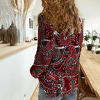 women-casual-shirt-aboriginal-animal-and-dot-acrylic-paint-ver01