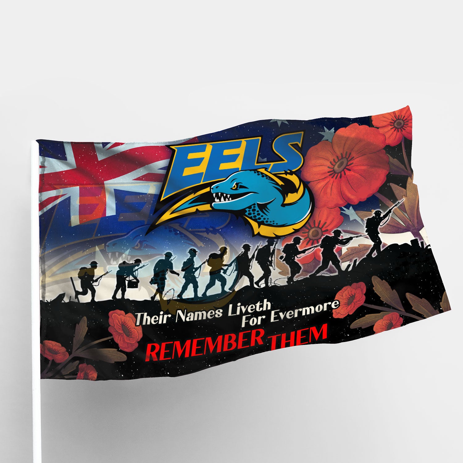 eels-rugby-flag-remember-them-red-poppy-flowers-flag