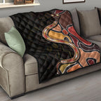 premium-quilts-aboriginal-snake-with-dot-painting