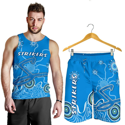 combo-men-tank-top-and-men-short-strikers-indigenous-blue-energy
