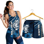 combo-racerback-tank-and-women-short-carlton-blues-aboriginal