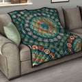 premium-quilt-aboriginal-green-dot-painting-with-earth