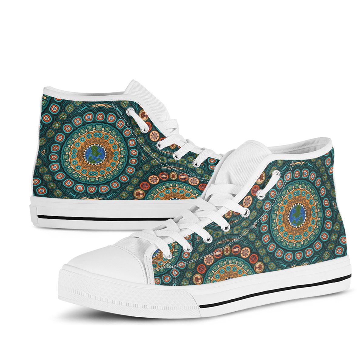 high-top-shoe-aboriginal-green-dot-painting-with-earth