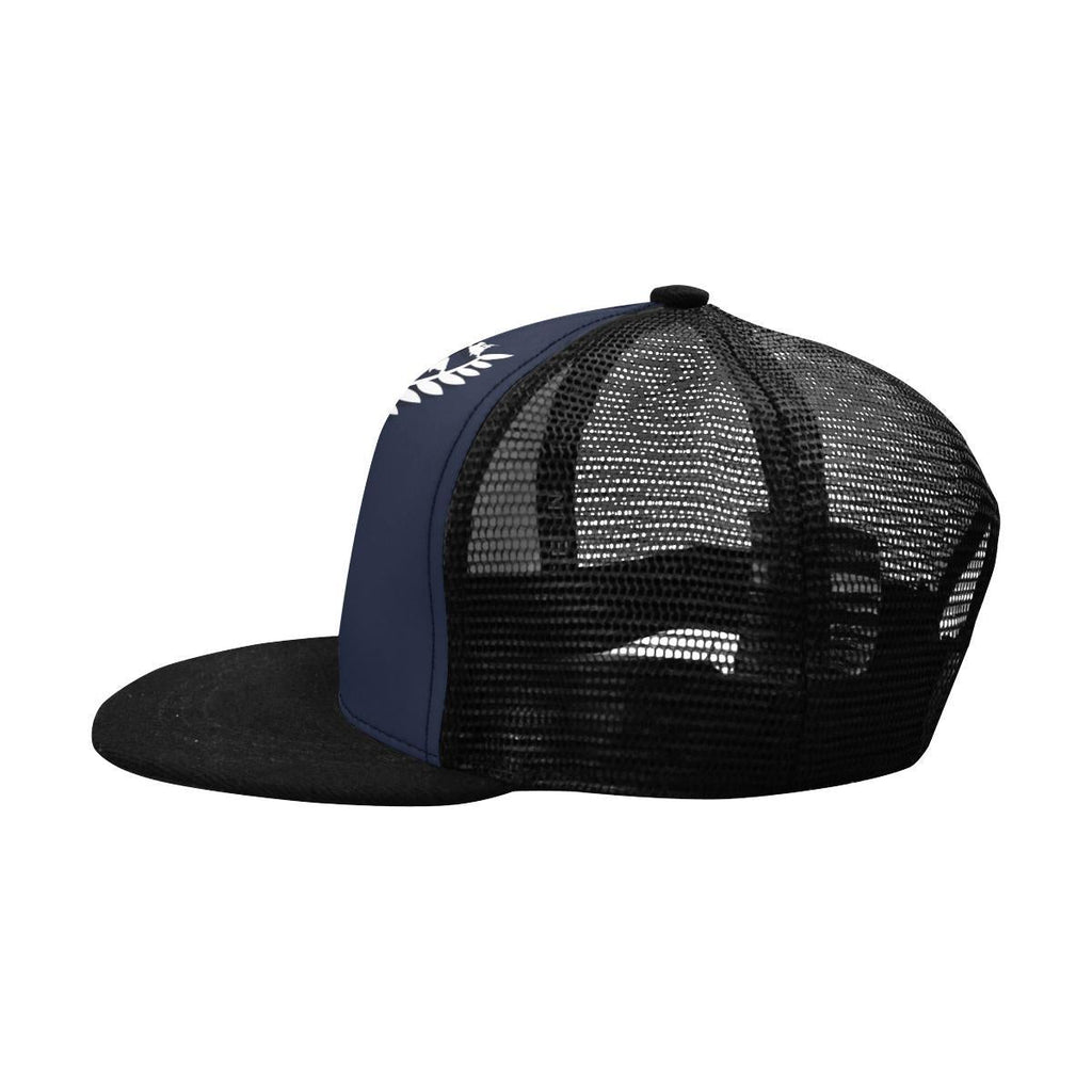 Custom - Lest We Forget Silver Fern Anzac Trucker Hat Personal Signature - Navy - Vibe Hoodie