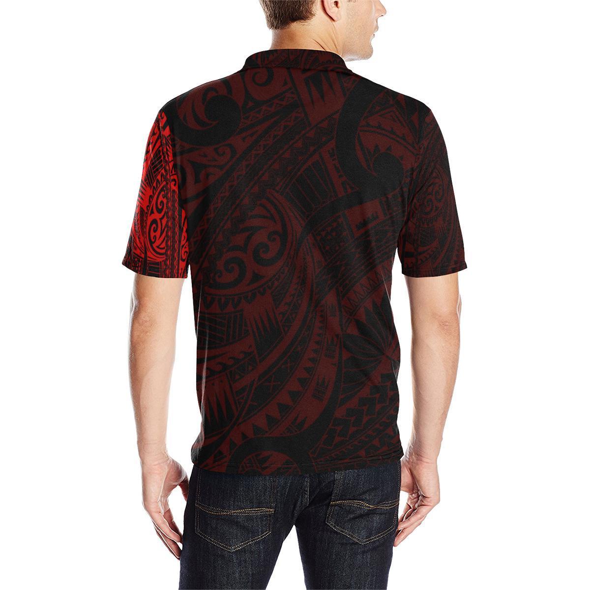 maori-tattoo-style-black-and-red-polo-t-shirt
