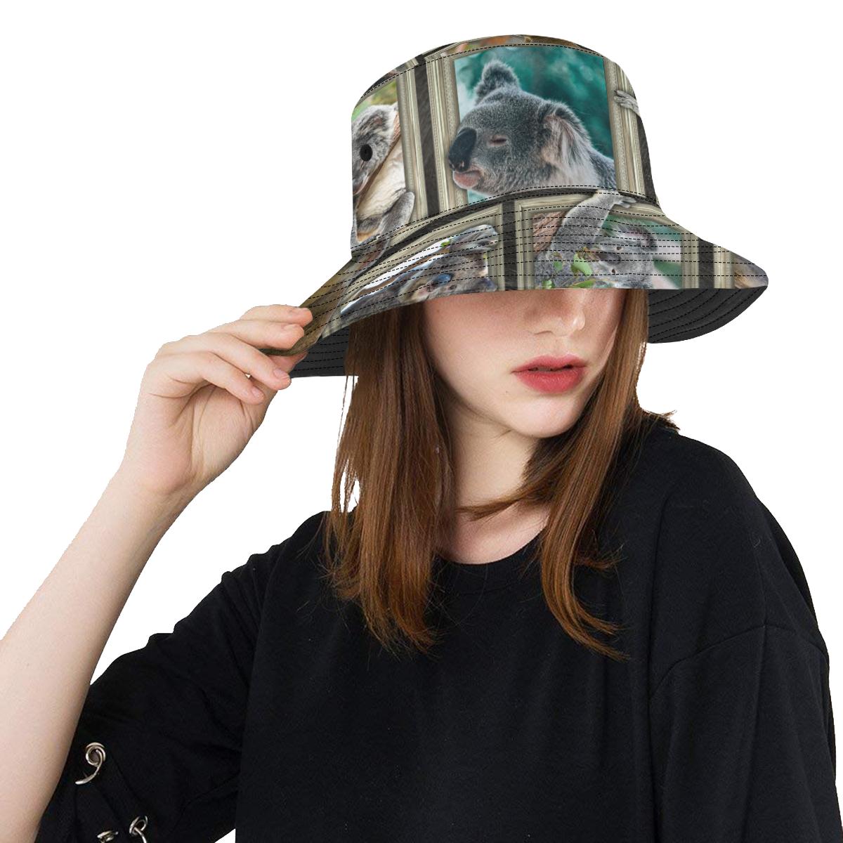 bucket-hat-australian-koala-3d